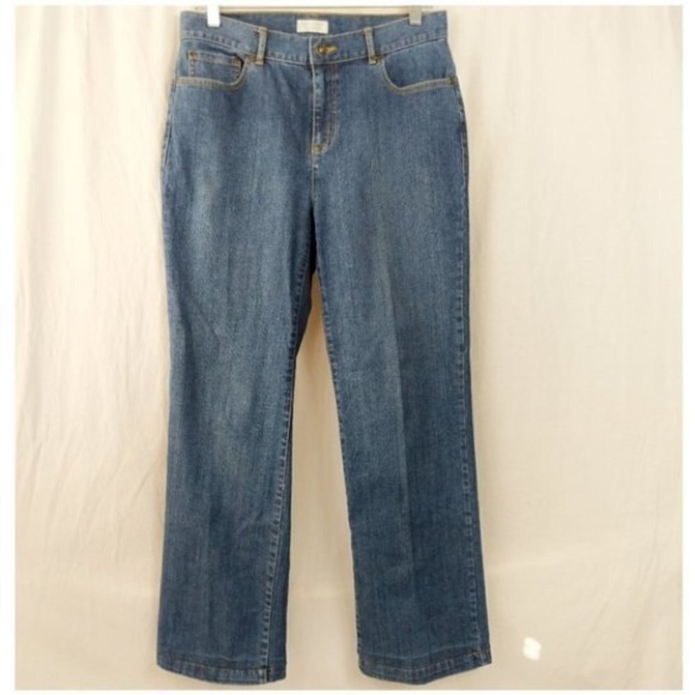 Christopher & Banks Stretch Studded Star Jeans 6